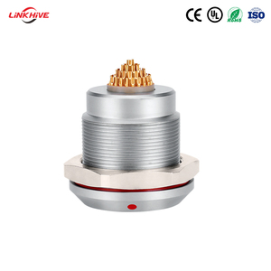 定制K系列FGG EGG 0K 1K 2K 3K 4K多针2Pin-48Pin公母连接器圆形推拉式自锁连接器 - Product Image 2