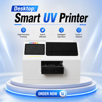 Impresora UV Inteligente A5 de Autoservicio, Operada por el Cliente, Sin Necesidad de Computadora, Impresora UV de Cama Plana para Insignias Personalizadas, Carcasas de Teléfono, Imanes de Refrigerador