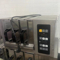 Machine à kebab de mouton commerciale Cuisinière à barbecue Four électrique Machine à rôtir rotative