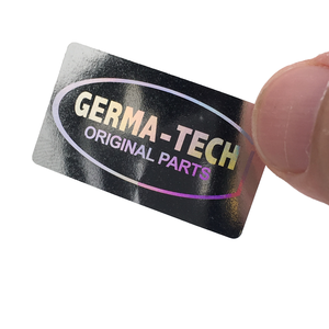 Etiquetas Holográficas Personalizadas de Bajo MOQ, Adhesivas, de Vinilo, Impermeables, para Laboratorio, para Uso en Embalaje de Botellas Pequeñas, Forma Personalizada - Product Image 3