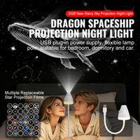 Projecteur Ciel Étoilé OEM ABS LED avec Certification CE, Disques Interchangeables, Alimentation USB, Veilleuse Ambiante