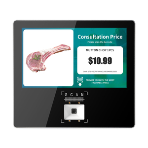 Flat Price Checker Supplier 11.6 Inch Price Checker Scanner <strong>Barcode</strong> Android Windows System Support Price <strong>Check</strong> Machine