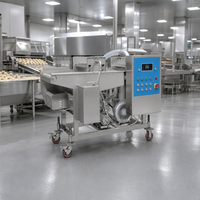 Machine automatique de poudrage de farine avec pompe pour ligne de production de tempura dans une usine alimentaire