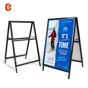 Retail Sturdy Weatherproof Double-Sided <strong>Iron</strong> for Flip Poster <strong>Stand</strong> 7 Days Shipping Free Design Sign <strong>Holder</strong> for Display - Product Image 1