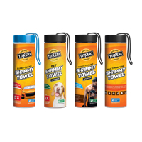 Vente flash - Serviette en chamois multi-usages super absorbante TIIKERI - PVA - Pour le lavage et le nettoyage des voitures