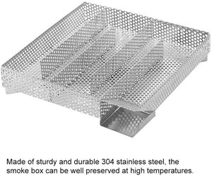Hút flavour BBQ lạnh Máy phát điện khói BBQ phụ kiện 304 thép không gỉ nướng nấu ăn Công cụ 11x10x2 inch - Product Image 4