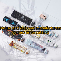 Set keyboard dan mouse bluetooth, tutup kunci ukuran penuh, standar, 2.4 GHZ, keyboard dan mouse nirkabel