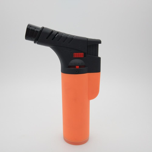 JC-20139 Modern Design Refillable Cigar Lighter with Two Flames Jet Slant Torch - Product Image 2
