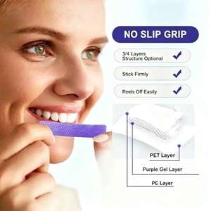 <span class=keywords><strong>Bandes</strong></span> <span class=keywords><strong>blanchissantes</strong></span> pour les <span class=keywords><strong>dents</strong></span> sous marque privée PAP+ – Patchs de blanchiment dentaire sûrs pour l'émail, pour <span class=keywords><strong>dents</strong></span> sensibles – Procédure de blanchiment dentaire - Product Image 5