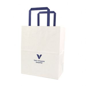 Luxury Customized Bulk Kraft Paper <b>Bag</b> Flat Handle Personalized Design for Vegetables Bakery Items for Promotions Supermarkets - Product Image 3