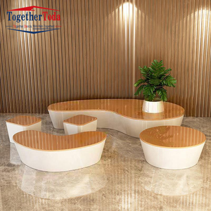 Ensemble de meubles d'extérieur créatifs pour enfants, table et chaise en forme de pomme personnalisées pour jardin et usage commercial - Product Image 4