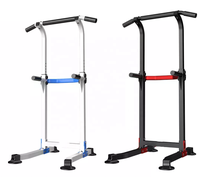 Équipement de gymnastique à domicile Push up Training Body Building Workout System Pull up Dips Board Push up Stand Bar Power Tower Material