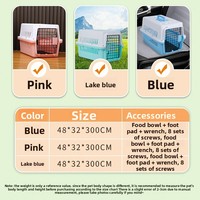 Pratique de haute qualité Simple Portable Usine En Gros Portable Pet Chien Cage Pet chat Transporteur chat Maison