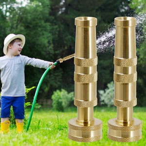 <span class=keywords><strong>GHN</strong></span> NH 3/4'' Messing Verstellbare Breitsprüh-Gartenwasserpistole 360 Hochdruck-Drehdüsen-Sprinkler - Product Image 4