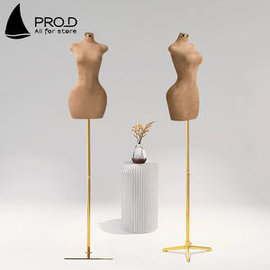 Manekin ukuran besar wanita, Eropa dan Amerika model rak menampilkan manekin badan cokelat - Product Image 4