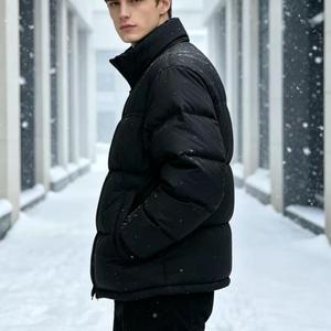 Doudoune d'hiver décontractée pour homme avec emballage personnalisé, vente en gros, duvet d'oie, OEM - Product Image 3