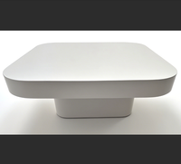 Table basse carrée innovante 2025 blanche mate maison hôtel appartement meubles couleur et taille personnalisées