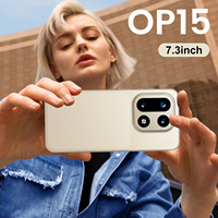 Nouveau Smartphone OP15 5G Deca Core pour le marché africain, écran 7,3 pouces, batterie 8000 mAh, 16 Go RAM, 1 To ROM, double SIM, charge rapide, téléphone portable débloqué, vente en gros