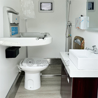 Toilettes de camping de luxe remorques de salle de bain portables remorques de toilettes mobiles toilettes VIP remorque à vendre