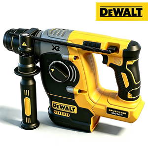 Trapano a percussione a batteria <span class=keywords><strong>DEWALT</strong></span> 20V, design portatile con ricarica, impugnatura ergonomica, perforazione efficiente, modello giallo - Product Image 4