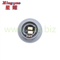 Connecteur automobile pour support de lampe HDL-516 - Fiche de raccordement grise pour phares, feux arrière et clignotants