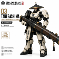 Waker Figurine d'action en PVC de plus de 20 ans, Jouet Fusil de sniper, Figurine robot mecha, Unité de tireur Tanegashima, Jouet de collection OEM