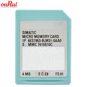 100% MỚI Bản gốc 6ES7953-8LM31-0AA0 SIMATIC S7-300 Thẻ MicroSD 4 MB Thẻ nhớ Kho hàng sẵn có 6ES7 953-8LM31-0AA0 - Product Image 1