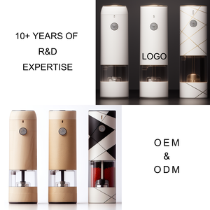 Utensilios de cocina thép không gỉ Hướng dẫn sử dụng gia vị máy xay muối và hạt tiêu Máy xay đặt nhà máy hạt tiêu - Product Image 6