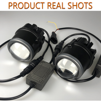 Mince 2.0 pouces W20 moto lumière avec canbus blanc jaune antibrouillard projecteur led projecteur pour Toyota Honda voiture antibrouillard