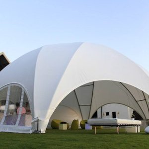 Dôme géodésique Tente dôme tabernacle en PVC avec cadre en aluminium Hôtel de glamping - Product Image 1