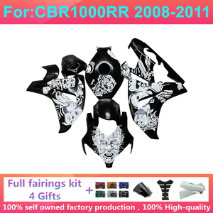 Kit completo de carenado de inyección para motocicleta compatible con HONDA CBR1000RR CBR <span class=keywords><strong>1000RR</strong></span> CBR1000 RR 2008 2009 2010 <span class=keywords><strong>2011</strong></span> Kits de carenados de carrocería - Product Image 2