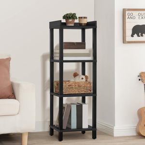 4-tier Style Removable Plastic <b>Corner</b> Shelf Modern Design Eco-Friendly Hotel Use Rolling Trolley <b>Cabinet</b> - Product Image 2
