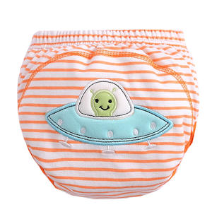 Pañales de tela reutilizables ajustables para bebés con patrón bordado para el cuidado del bebé - Product Image 4