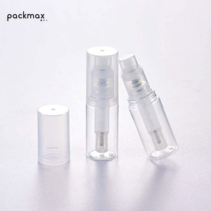 Transparent plastic PET talcum powder spray <b>bottle</b>, skin-use spiral powder <b>pump</b> care - Product Image 5