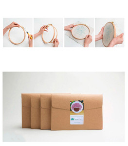 Handmade Flower Pattern thêu DIY Kit Chất liệu vải gói người mới bắt đầu để làm cho <span class=keywords><strong>Cross</strong></span> <span class=keywords><strong>Stitch</strong></span> - Product Image 6