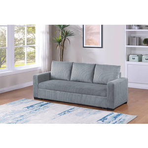 European Soft Corduroy Up-holstered Convertible Three Seat Pull Out <strong>Sofa</strong> <strong>Bed</strong> Living Room <strong>Sofa</strong> Come <strong>Bed</strong> <strong>Sleeper</strong> <strong>Sofa</strong> <strong>Bed</strong> for Home - Product Image 3