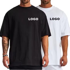 เสื้อยืดคอกลมแขนสั้นทรงโอเวอร์ไซส์สำหรับผู้ชาย ผ้าฝ้าย 100% หนัก 260 กรัม เป็นมิตรต่อสิ่งแวดล้อม รับออกแบบลายตามสั่ง ขายส่ง - Product Image 3