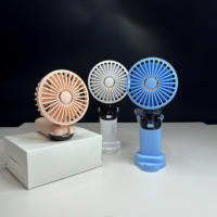 Mini ventilateur de table intelligent alimenté par batterie USB, refroidissement estival, portable, utilisation en extérieur et en voiture, pour la maison