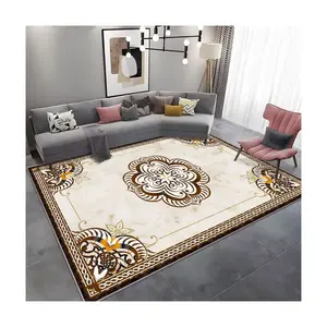 nice quality anti-slip carpets decoration house carpets printed area rug pad machine washable rugs for living room and bedroom