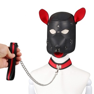 Máscara para la cabeza completa para perro de juego de rol, Cosplay sexual, capucha fetiche para mascotas - Product Image 6
