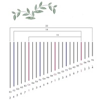 Nouvelle collection 2023, meilleure vente, 23 cordes en bois d'acajou, harpe à levier irlandais, harpe irlandais gravée à la main