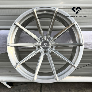 Sâu lõm rèn 5x112 5x120 hợp kim đua xe bánh xe cho BMW M3 M4 M5 Mercedes AMG Audi <span class=keywords><strong>RS</strong></span> 18 19 20 21 inch Chrome rim - Product Image 4