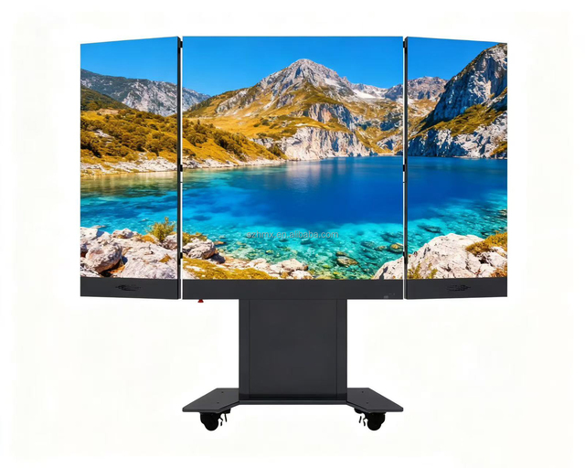 Ultra Thin 135 Inch Interactive Smart LED Indoor Advertising All-in-One LED TV Display P1.25 P1.53 800cd Brightness Chipstar