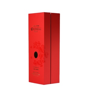 Boîte cadeau rigide de luxe personnalisée avec fermeture magnétique pour vin, <span class=keywords><strong>champagne</strong></span>, bouteille unique, emballage en carton avec logo - Product Image 1