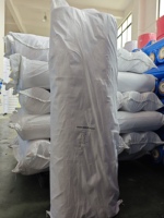 Entoilage non tissé de haute qualité 100 % polyester pour broderie, stabilisateur découpable, blanc/noir, 40-150 g/m², emballage en rouleau