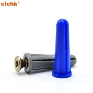 Elekh # Juego <span class=keywords><strong>de</strong></span> <span class=keywords><strong>8</strong></span> Anclajes <span class=keywords><strong>de</strong></span> Pared Azules <span class=keywords><strong>de</strong></span> 1/4. Tapones Cónicos <span class=keywords><strong>de</strong></span> Plástico Tricolor Azul 14-16X1-<span class=keywords><strong>3</strong></span>/<span class=keywords><strong>8</strong></span> - Product Image 2