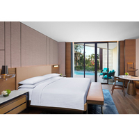 XINSHIYI Ensembles de meubles de chambre à coucher en bois massif de luxe sur mesure pour hôtels 5 étoiles, villas et appartements à Dubaï