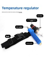 Casque de protection pour sablage avec système de filtration d'air et régulateur – Ensemble complet