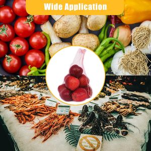 Dày tái sử dụng cấp thực phẩm sản xuất lưới với dây rút trái cây rau trong hải sản đun sôi nấu ăn cua Ngao - Product Image 6