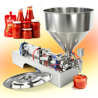 Machine de remplissage semi-automatique pour liquides et pâtes 110V 220V, petite dose 3-200ml, remplisseur à piston avec pédale